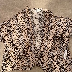 Brand new forever 21 leopard cover up